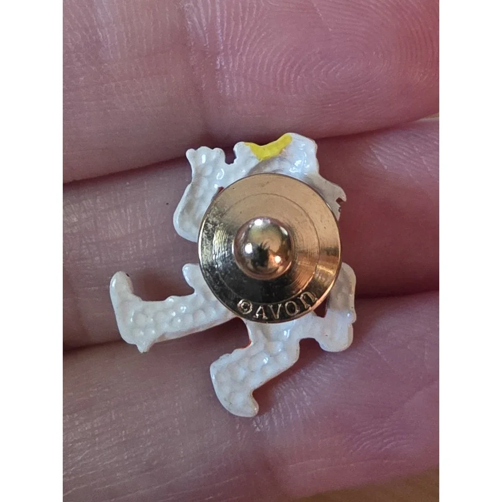Pumpkin Head Person Lapel Pin